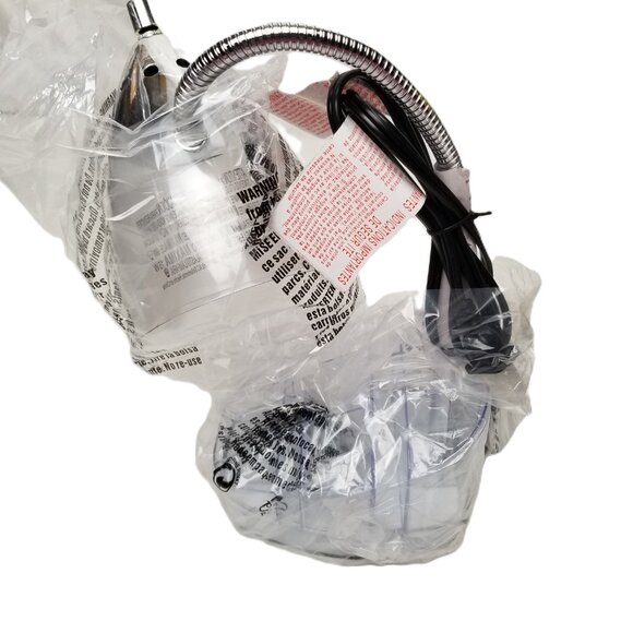 Adesso iLamp Organizer Desk Lamp White LED Gooseneck Phone Holder Office Storage - Picture 3 of 8